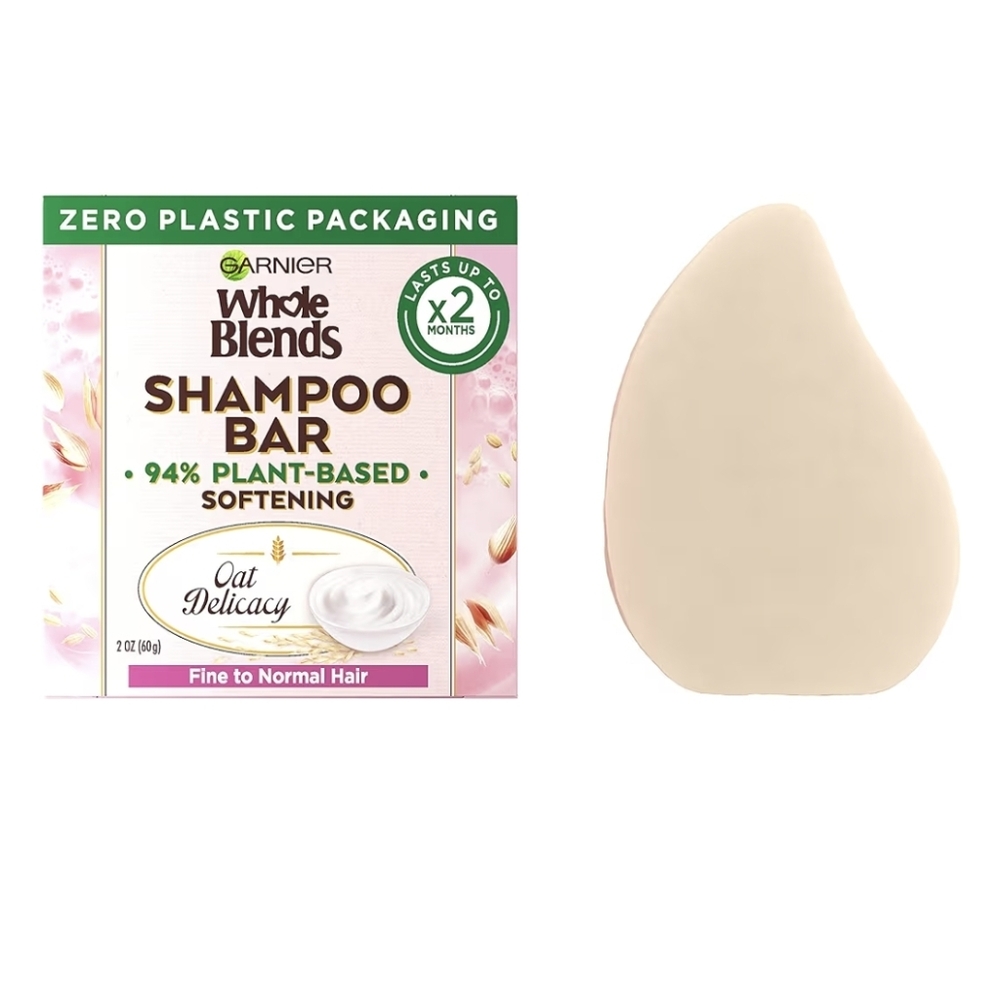 Garnier Whole Blends Oat Delicacy Shampoo Bar - New In Box - Discontinued Item